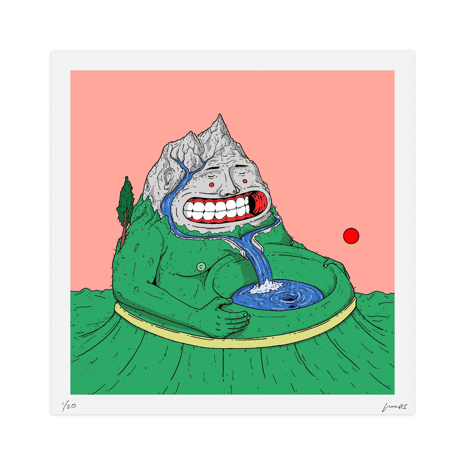"Mountain Boy (Sunset)" 2019 Limited Edition Print