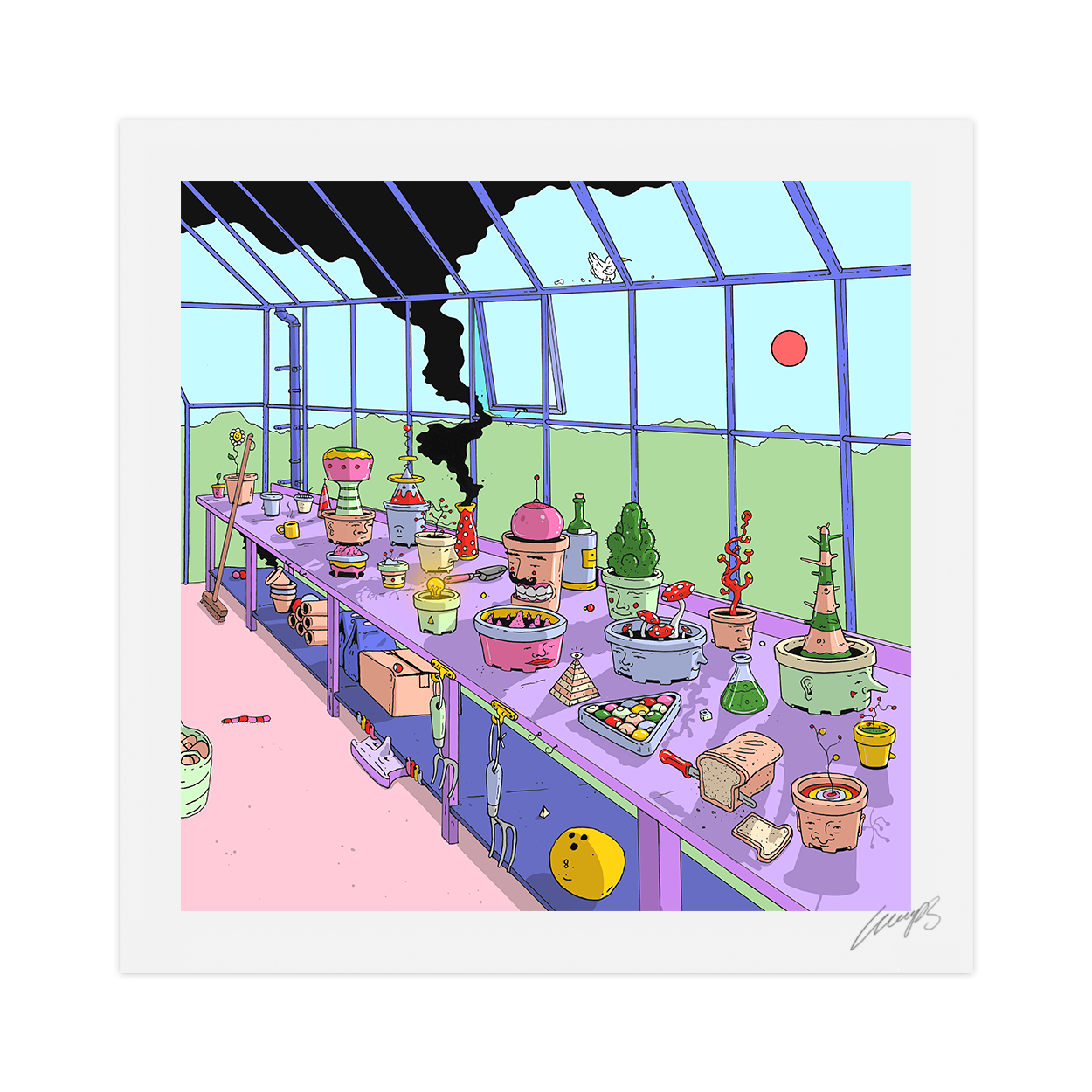 "Potting Shed" 2019 Limited Edition Print